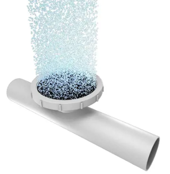 Difusor Oxydyn OD-D260 produciendo una columna de burbuja fina